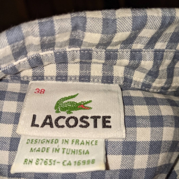 Lacoste shirt - Picture 4 of 4